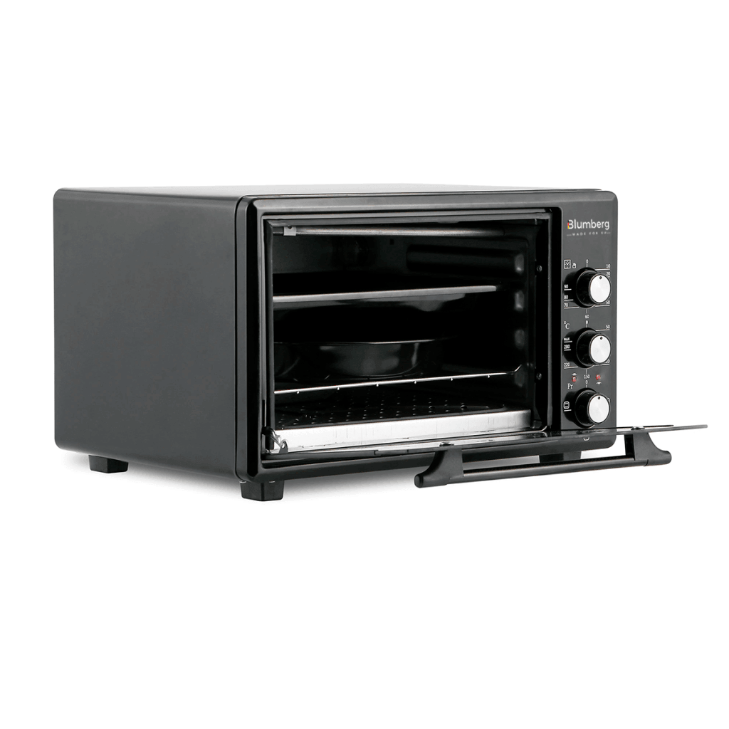 Electric stove with convection and grill, 50L, black