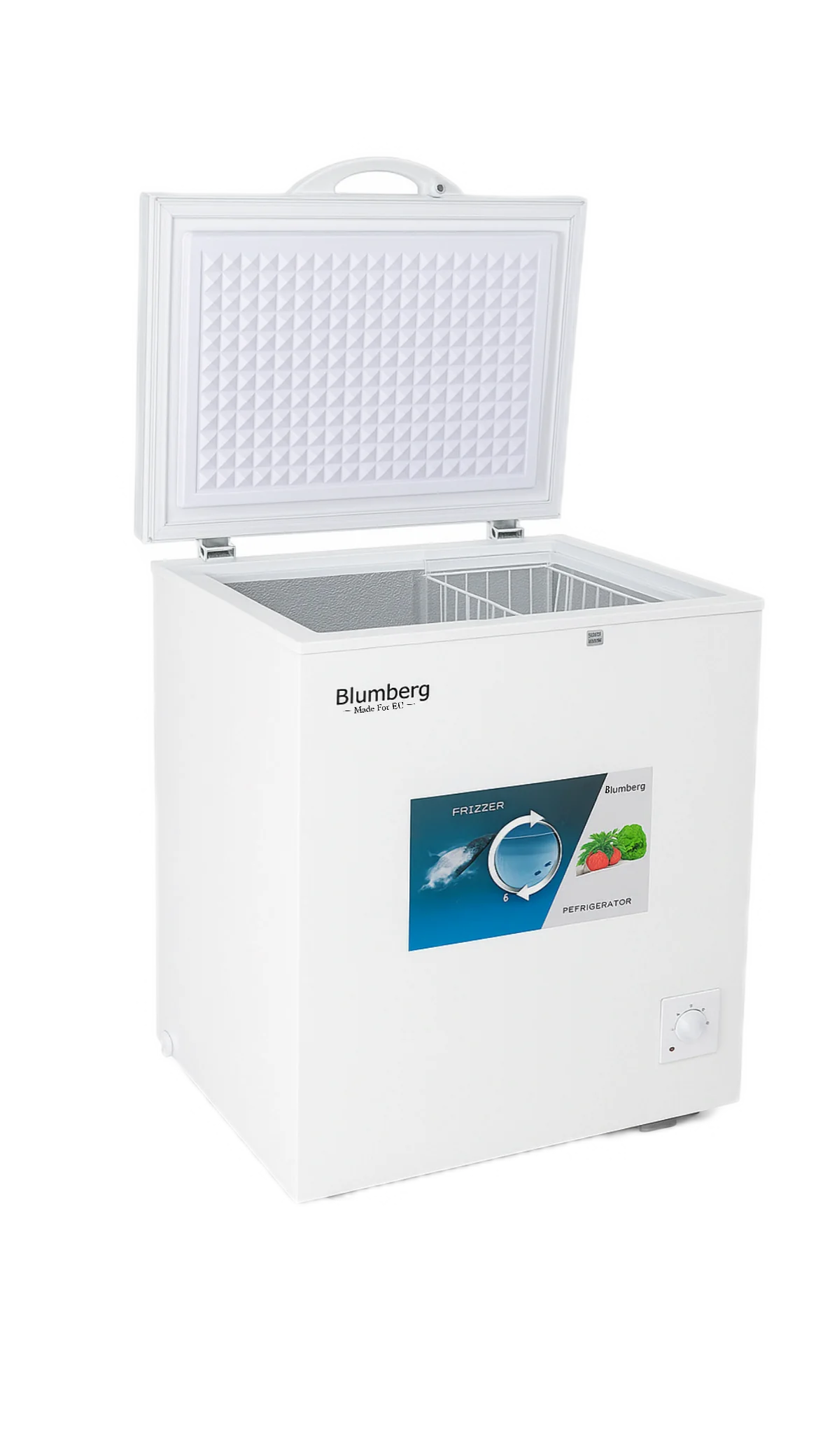 Refrigerator 190L, A+ energy efficiency, mechanical control, white