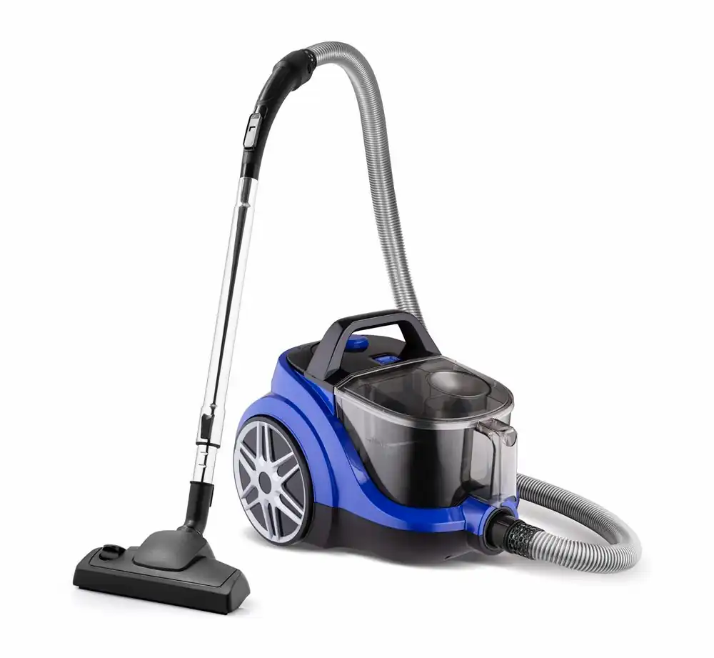 Vacuum cleaner 1600W with 2.2L container, telescopic tube, blue and black