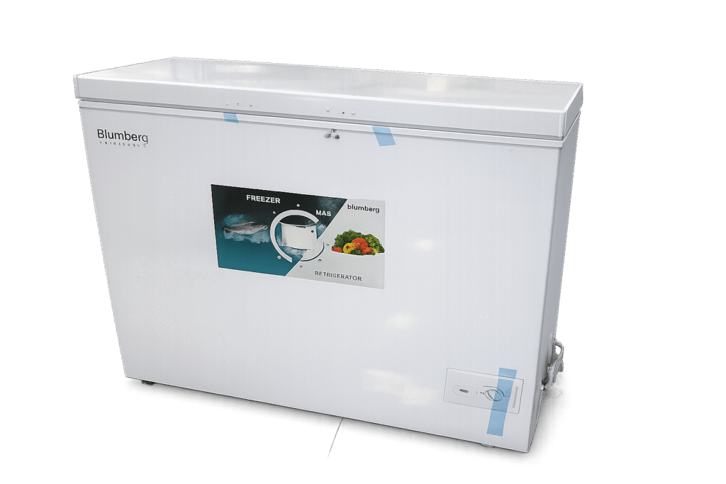 White refrigerator 260L A+ energy class with mechanical control