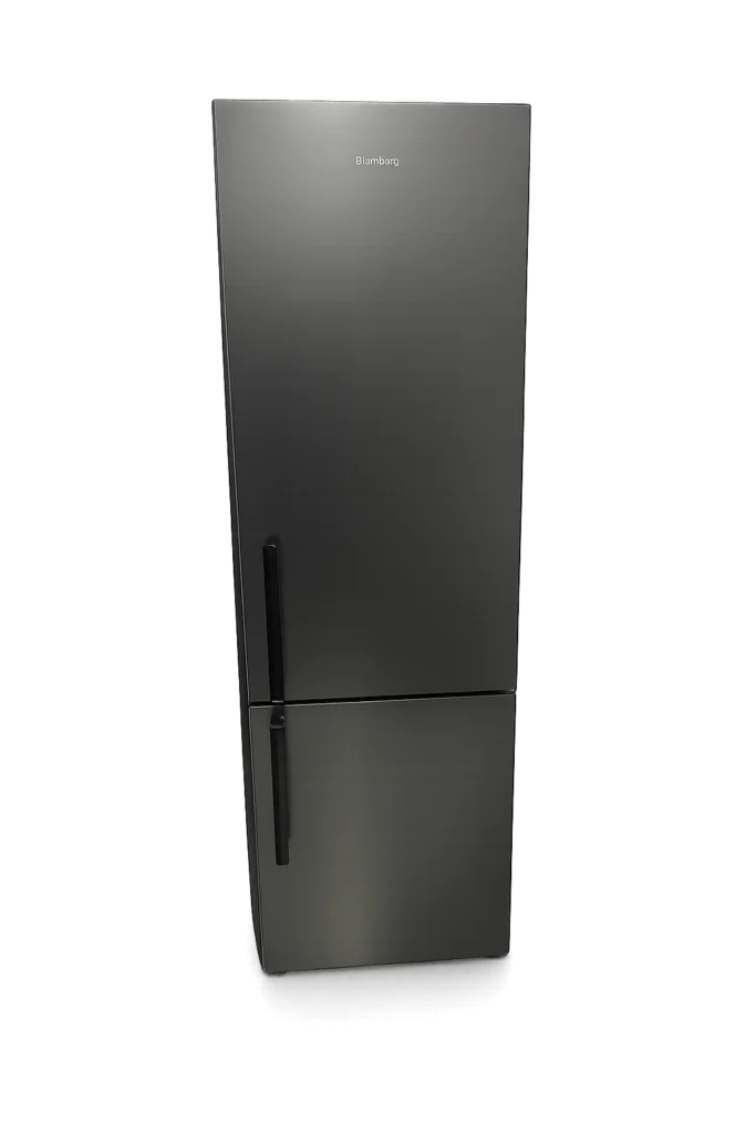 Two-door refrigerator 323L black and stainless steel with No Frost